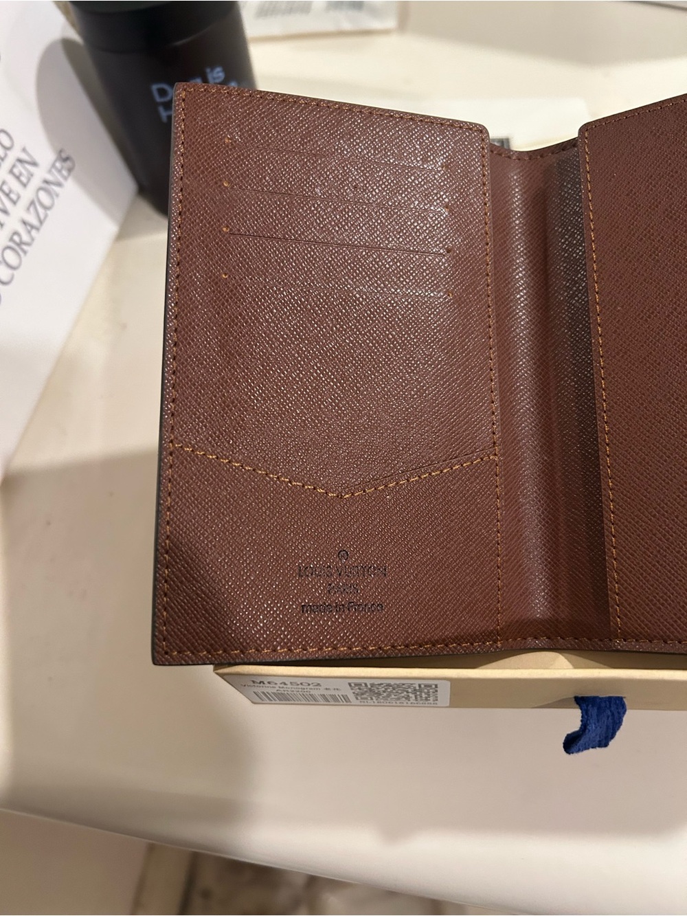 Louis Vuitton Monogram Passport Holder - Dark Brown with Tan Monogram - Picture 13 of 13